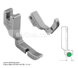 Půl patka pro našívání kedru pro šicí stroje, levá 3.2mm P301C1/8 [31358L 1/8]